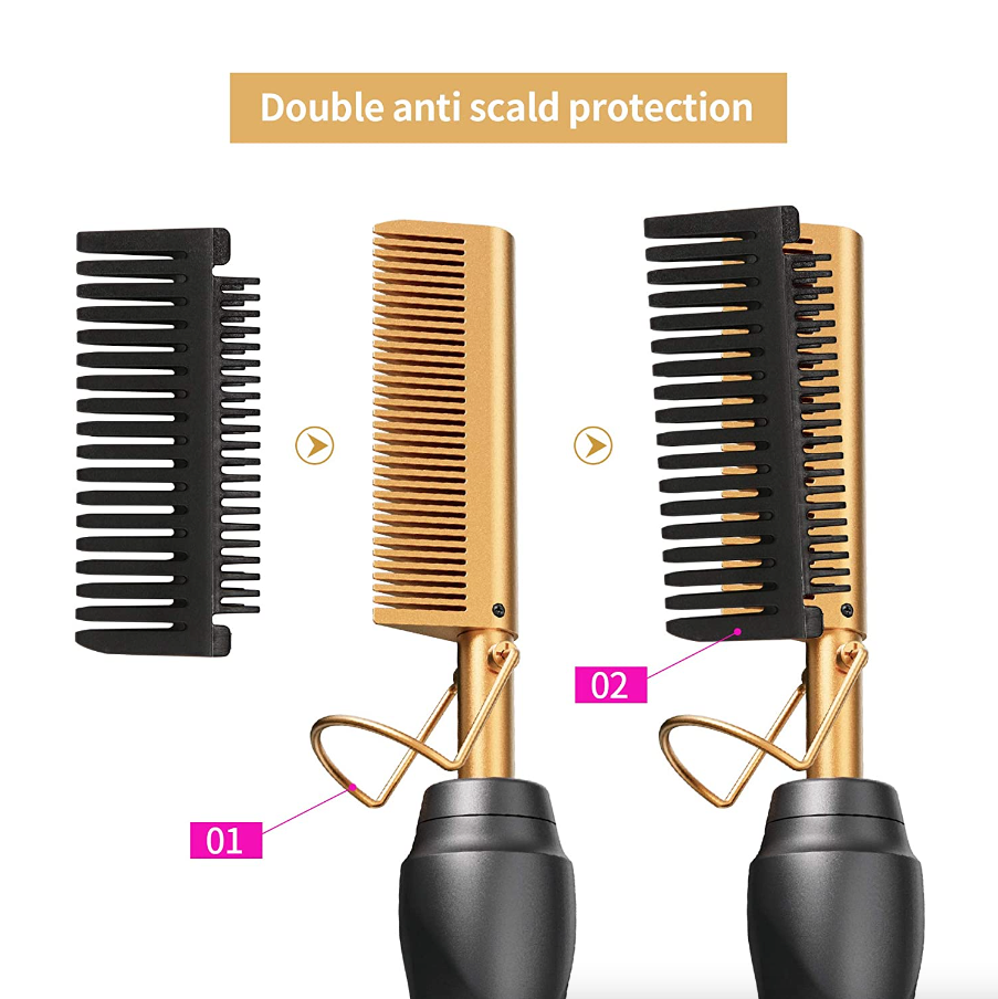 VYRK THE FORGE BRUSH — Heated Beard Straightening Brush