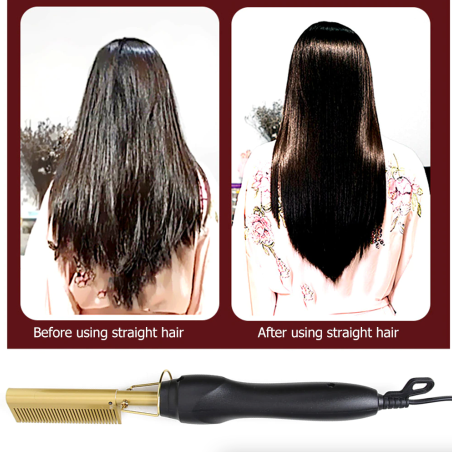 VYRK THE FORGE BRUSH — Heated Beard Straightening Brush