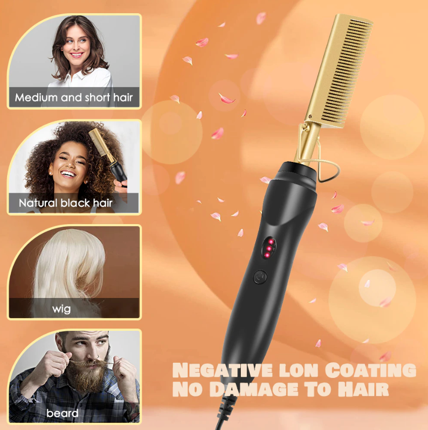 VYRK THE FORGE BRUSH — Heated Beard Straightening Brush