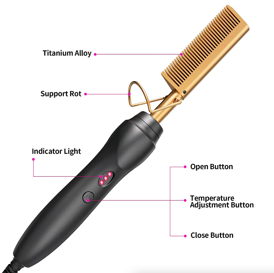 VYRK THE FORGE BRUSH — Heated Beard Straightening Brush