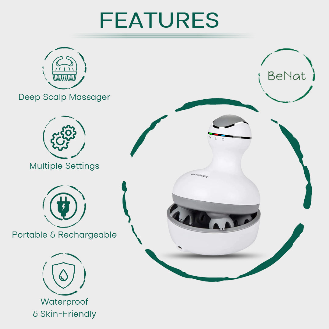 VYRK THE SCALP PRO — EMS Hair Growth Massager